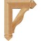 Ekena Millwork Funston Arts & Crafts Rough Sawn Bracket, Western Red Cedar, 4"W x 16"D x 20"H BKT04X16X20FST03RWR - alternate 3